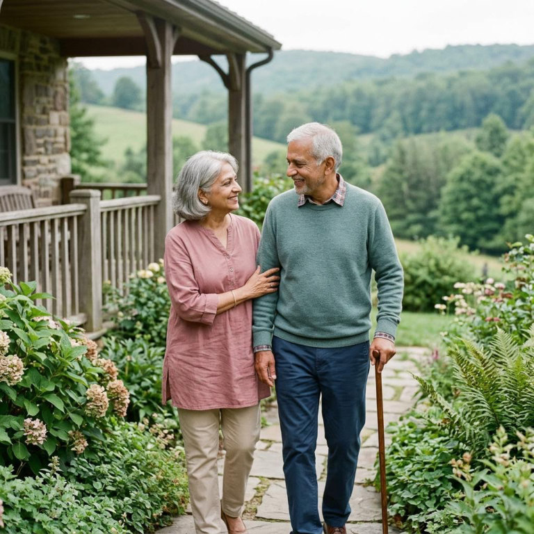 An older couple together